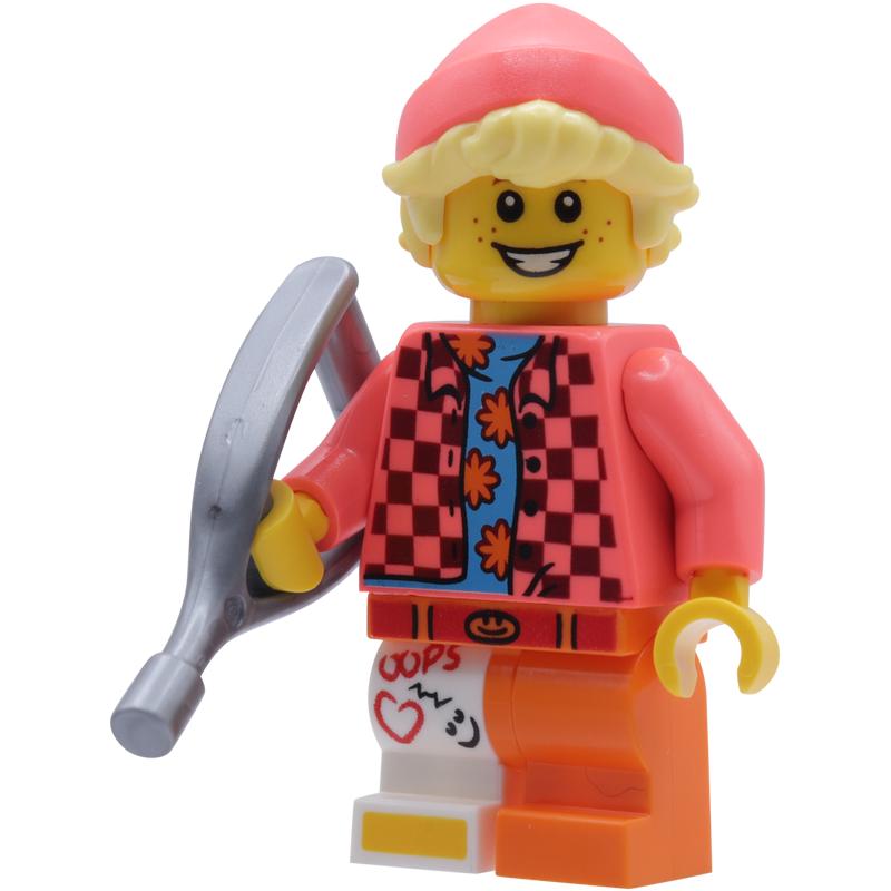 Minifigure Boy with leg cast