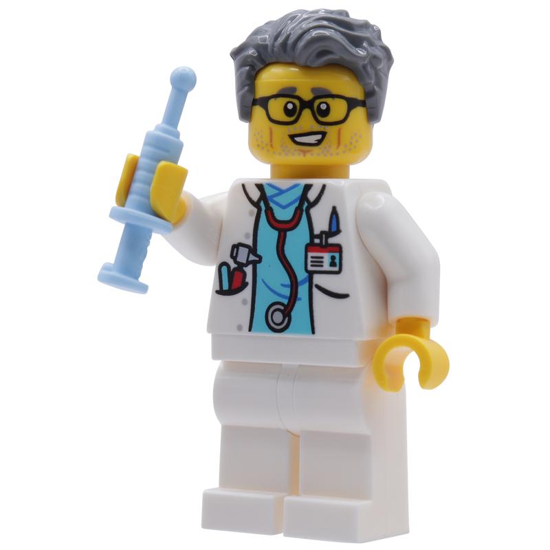 Minifigure Doctor in a white coat