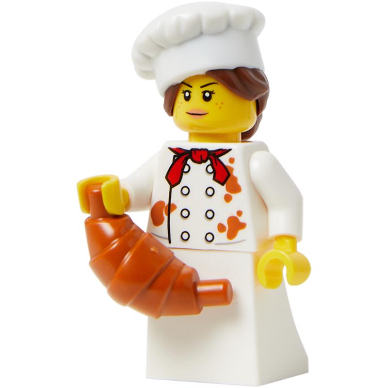 Minifigure Happy French Baker