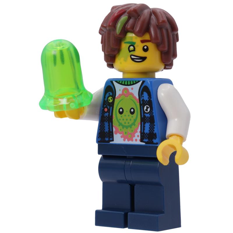 Minifigure Mateo with mini Z-blob