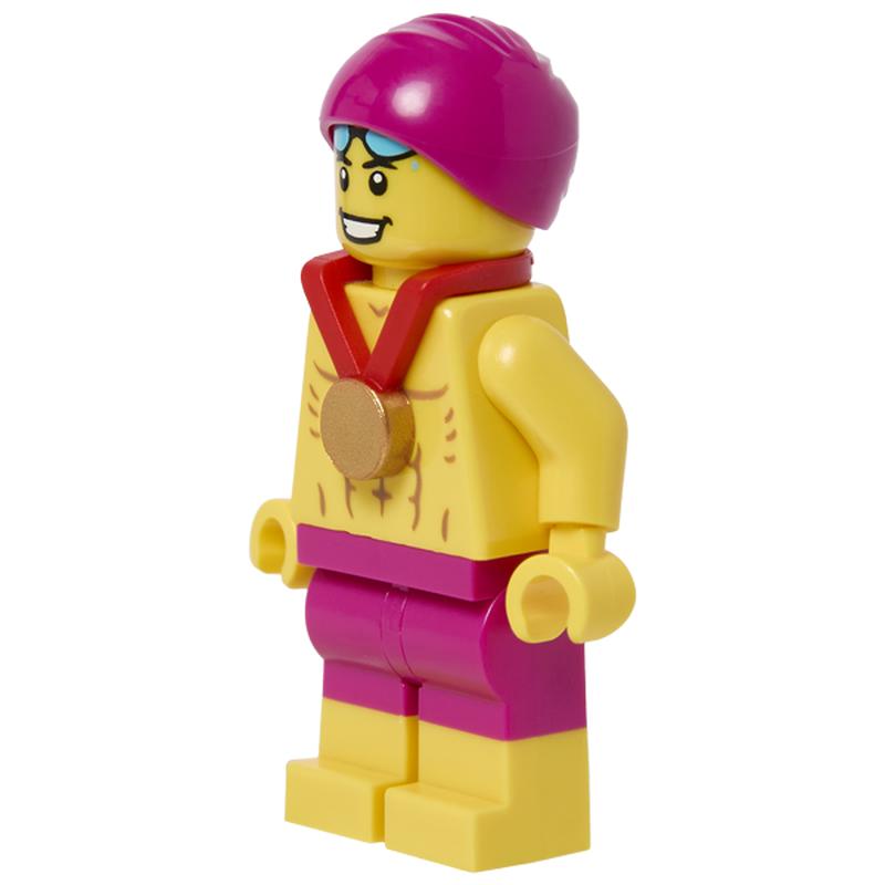 Minifigure Strong Olympic Swimmer