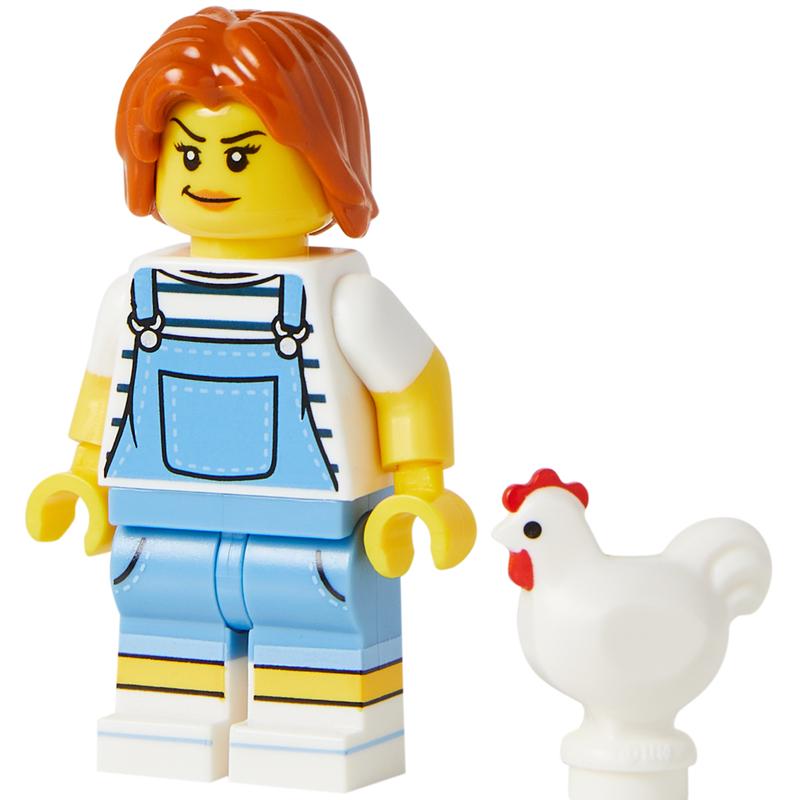 Minifigure The Chicken Girl