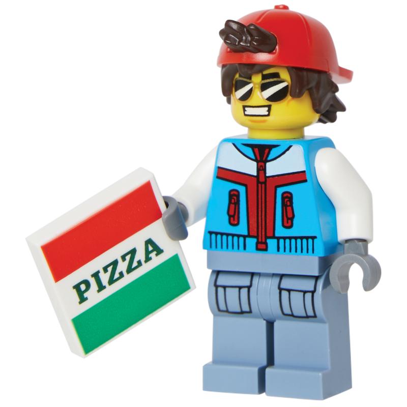 Minifigure The Pizza Delivery Boy